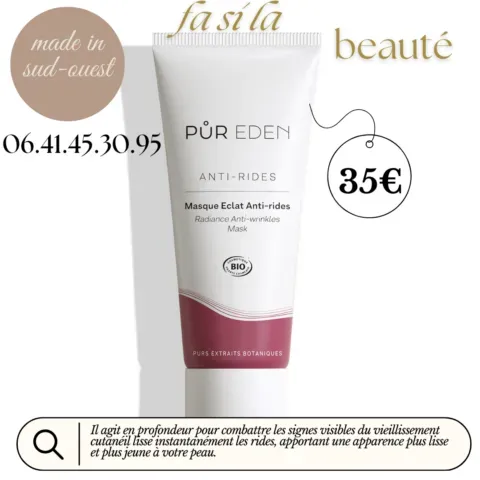 Masque éclat anti-rides