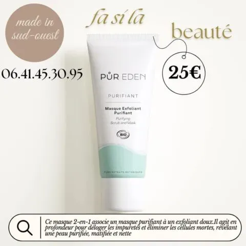 Masque exfoliant purifiant